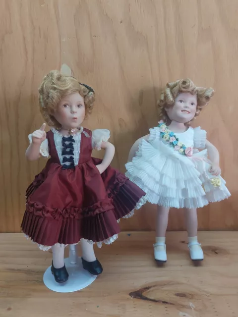 Dimples-Porcelain Doll From the Shirley Temple Movie Classics By Danbury Mint