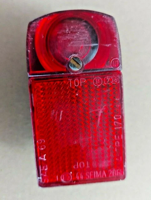 FEU ROUGE CATADIOPTRE SOUBITEZ CATALUX 6 VELO ANCIEN Old Bike Arrière EUR 10,00 - FR