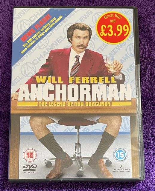 ANCHORMAN: THE LEGEND of Ron Burgundy DVD Comedy (2006) Will Ferrell - Will Ferrell Height – How Tall Is The Comedy Legend?