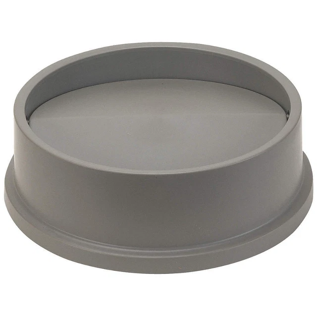 TOUGH GUY 4PGP7 Trash Can Top,Drop Top,Swing,Gray