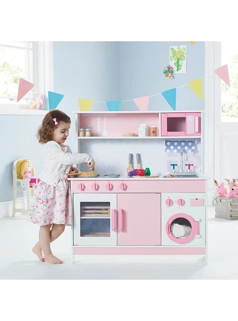 Pink/blue/green Wooden Kitchen