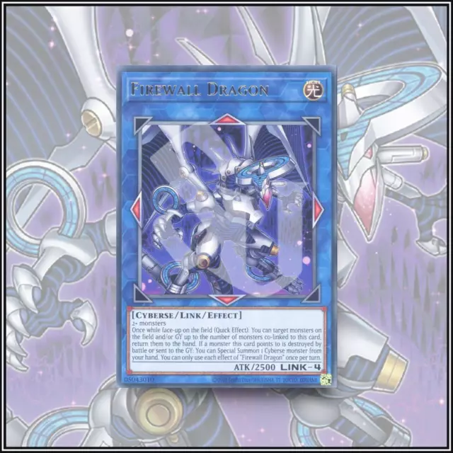 YuGiOh FIREWALL DRAGON | PREMIUM GOLD RARE ▪️ 1ST EDITION 💎