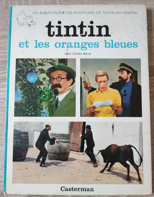 EO du film TINTIN ET LES ORANGES BLEUES 1965 en bon état + TALBOT HERGE