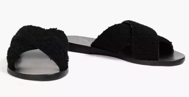 NEW / UNUSED BOXED - ANCIENT GREEK SANDALS shearling Leather sandals Slides 39