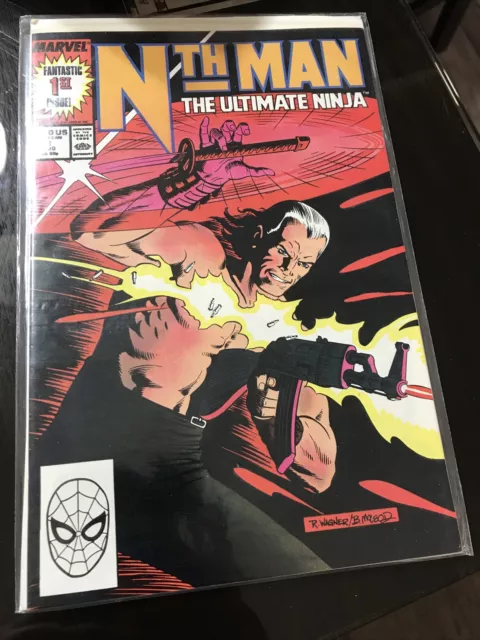 Nth Man: The Ultimate Ninja #1 (1989) 9.2 NM Marvel Key Issue Copper Age Comic