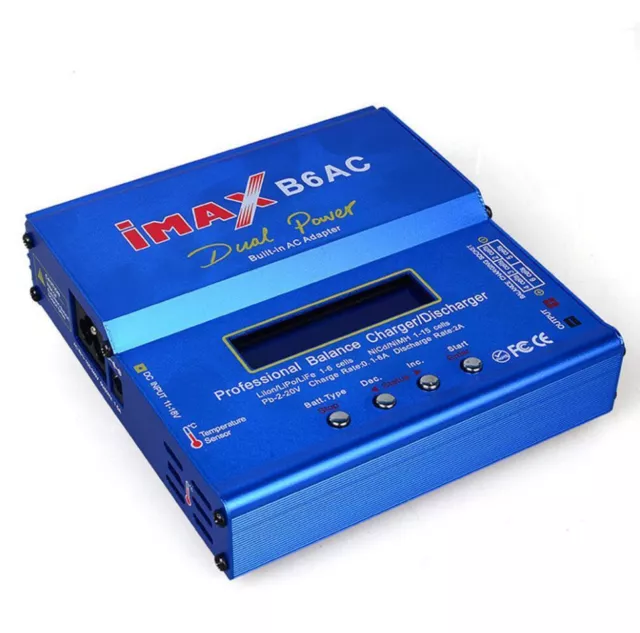 IMAX B6AC - LiPo Ladegerät - 80W Ladeleistung - mit LCD und Netzanschluss