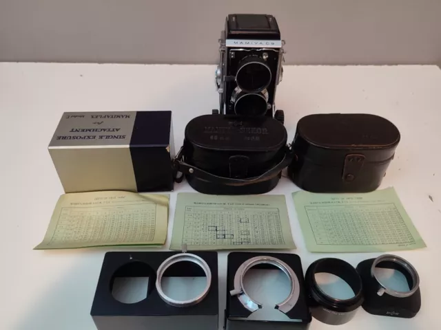 Mamiya C3 Professional + obbiettivi e accessori