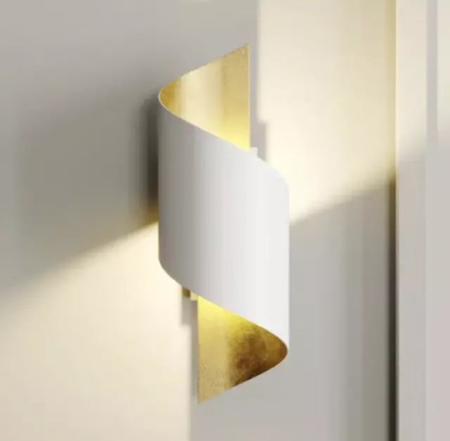 Lindby Wandleuchte, Wandlampe Innen 'Desirio' Modern in Weiß aus Metall