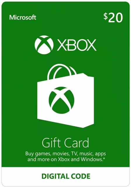 XBOX Live US Gift Card USD 20