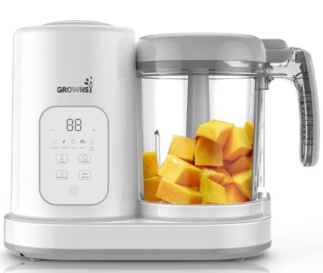 Grownsy Baby Food Maker | Baby food Processor | Puree Blender Steamer warmer