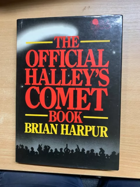 1986 " The Official Halleys Comet Buch " Brian Harpur Vintage Hardcover (P5)