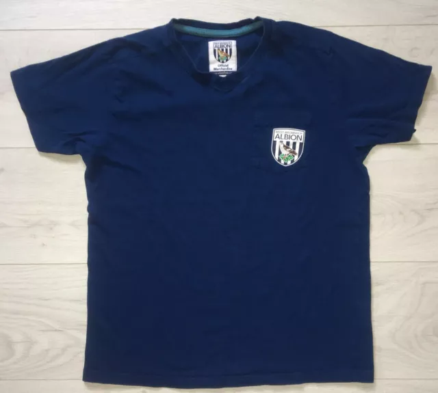 West Bromwich Albion FC offizielles kurzärmeliges T-Shirt für offizielle Ware Alter 12.