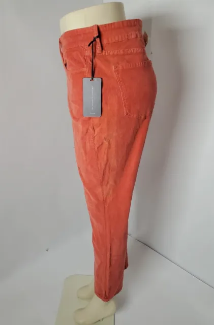 NYDJ Orange Corduroy Skinny Slimming Stretch Women's Pants Petites 18P (36 x 27)