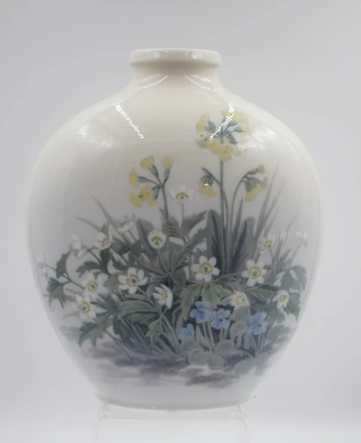 Royal Copenhagen Hand Painted Large Artist Signed Vase