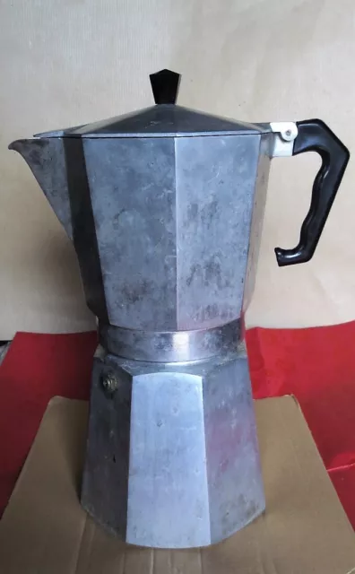 MOKA EXPRESS BIALETTI da 12 tazze, anni '70, funzionante. EUR 80,00 -  PicClick IT