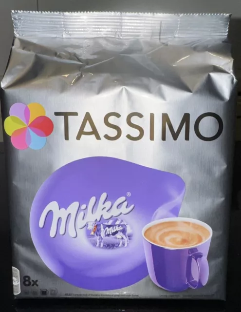 Tassimo Milka Hot Chocolate T-Discs For Tassimo Hot Beverage System Pack Of  32 T Discs