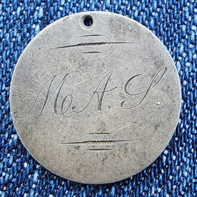 LOVE TOKEN: 1887 Seated Liberty Dime Engraved MAI???