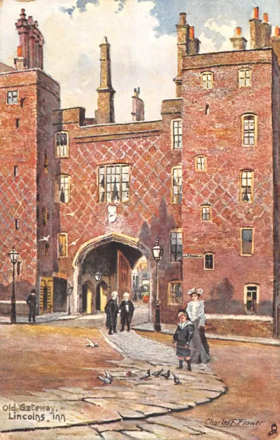 Cpa Illustrator / Signature / Charles Flower / Old Gateway Linkols Inn