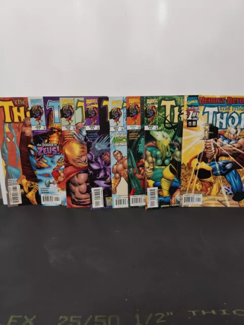 The Mighty Thor Heroes Return #1-8 & 500-501 Raw copies Marvel 1998