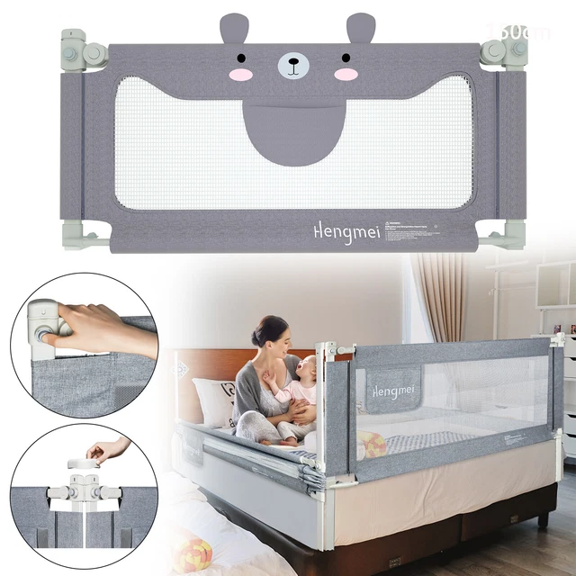 Rejilla de cama altura ajustable rejilla de protección de cama cuna 150 cm 180 cm 200 cm rejilla