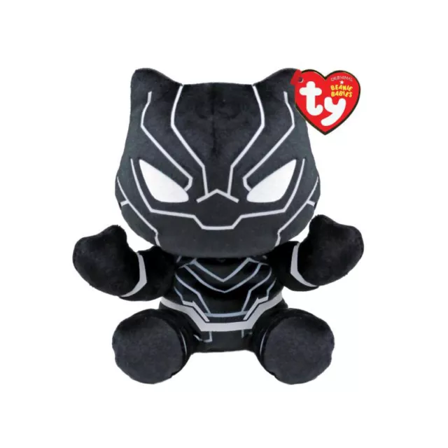 Ty Beanie Babies - Marvel - Black Panther 15 cm (NEU & OVP!)