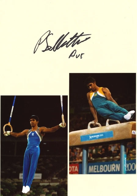 Prashanth Sellathurai  Australien  Turnen 2.WM 2006  Karte signiert WL 340545