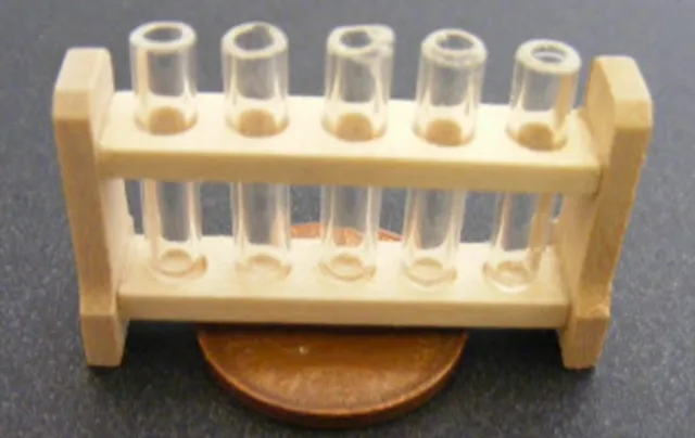 Puppenhaus Set Mit 5 Leerer Test Tubes Tumdee 1:12 Maßstab Chemiker Labor
