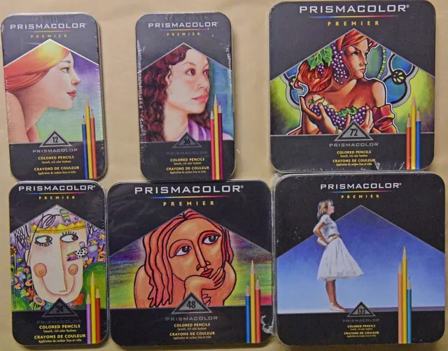 Prismacolor Premier Colored Coloured Pencils NEW 12 24 36 48 72 132 pieces