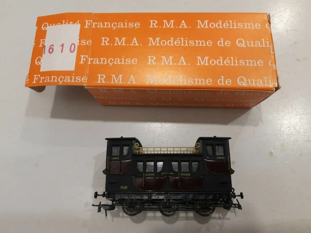 Voiture Voyageurs PLM Type Chameau – RMA Old Timer, Échelle HO 1/87, Réf 1610