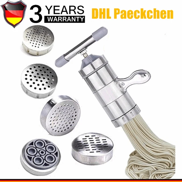 Manuell Edelstahl Nudelmaschine Lasagne Spaghetti Pastamaker Küche Pastamaschine