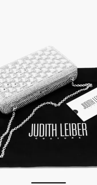 Judith Leiber Swarovski Crystal Airstream Clutch Couture Handbag $3695.00 Nwots