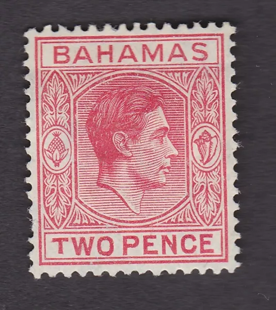 Bahamas KGVI 1938/52 2d variety short T SG152ba MINT heavy hinge