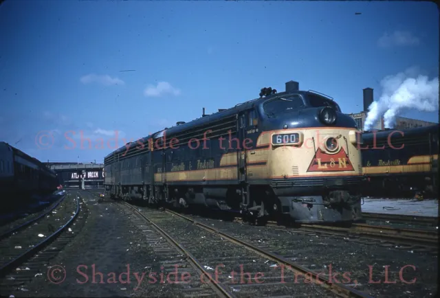 Louisville & Nashville L&N EMD FP7 Diesel #600 Original Slide Atlanta 1960