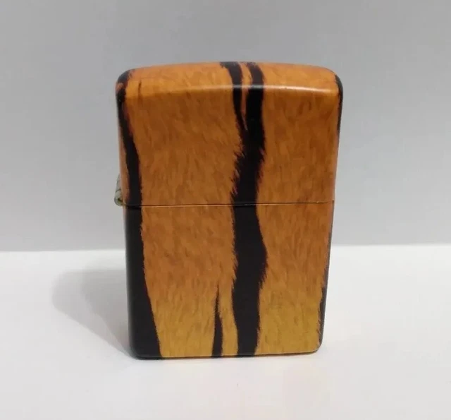 Zippo 2022 Tiger Skin 540 Case No Insert No Box Read