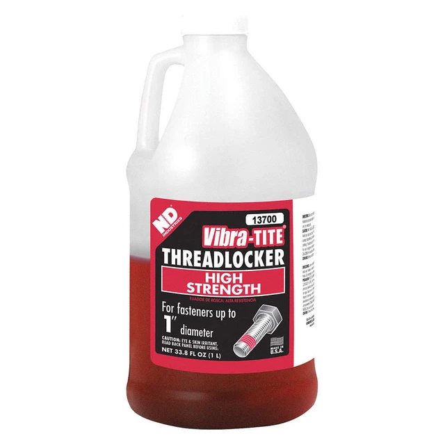 VIBRA-TITE 13700 High-Strength Threadlocker,33.814 fl oz