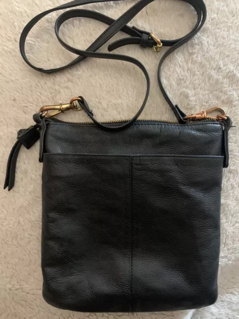 Kooba Everette Black Pebbled Leather Crossbody Bag 3