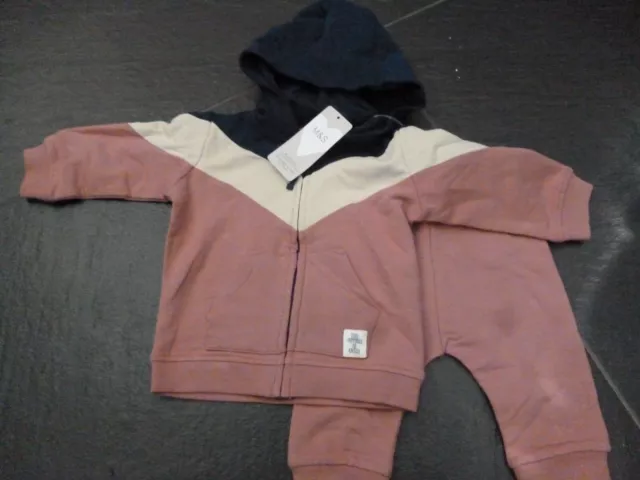 Baby Girls Outfit/Set/Tracksuit.Age 3-6 Months .MARKS AND SPENCER.BNWT