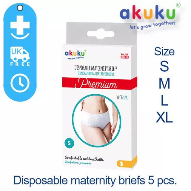 Disposable Maternity BRIEFS hospital knickers prenatal postpartum underpants