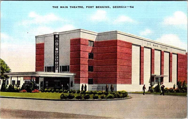 Postcard MILITARY SCENE Fort Benning Georgia GA AM9899