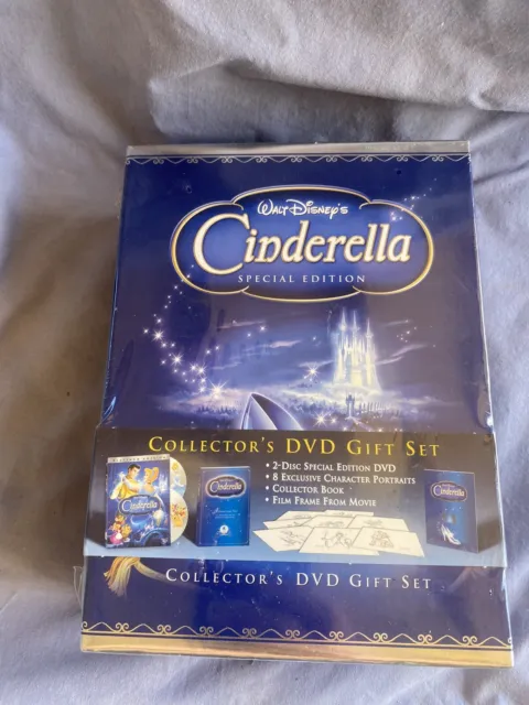 Disney Cinderella DVD Collectors DVD Gift Set Special Edition New Sealed