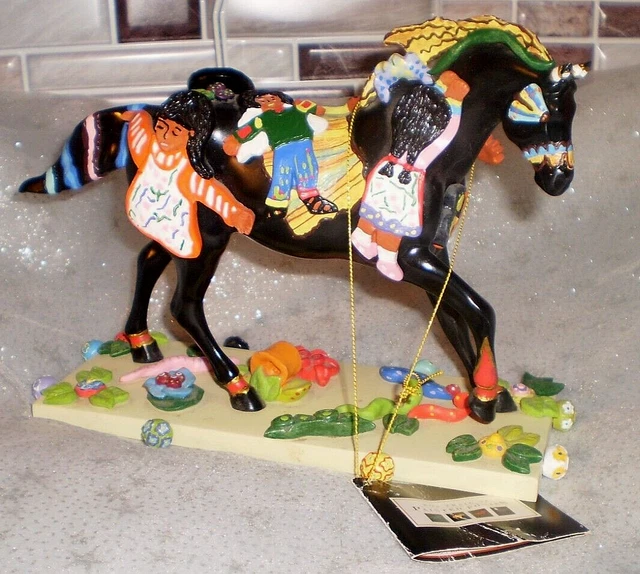Trail of Painted Ponies CHILDREN OF THE GARDEN  Horse Figurine 1E/4.448  2004 .