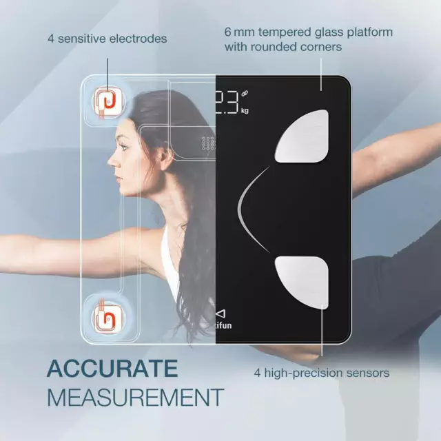 FITBIT ARIA AIR Balance Intelligente Bluetooth Mesure Poids EUR 72,50 -  PicClick FR