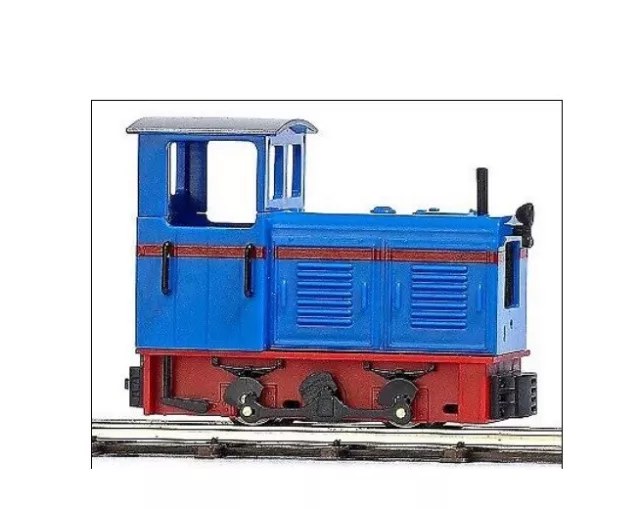 Busch 12122 -H0f- Feldbahn Diesellok LKM Ns2f geschlossene Ausführung blau-rot