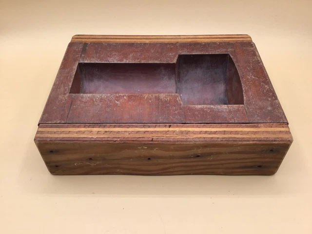 Antique Wood Mold Foundry Pattern Industrial steampunk sand cast STUD