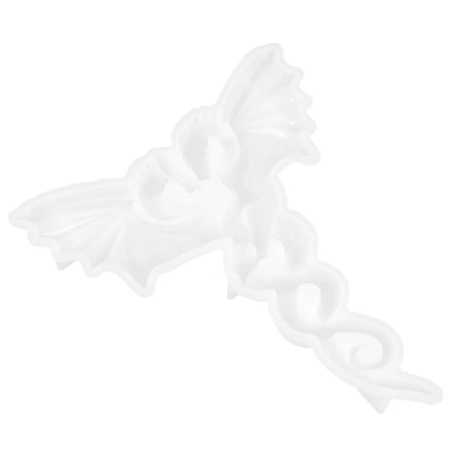 Stampo in silicone epossidico a forma di drago coppia stampo in resina epossidica drago fai da te drago