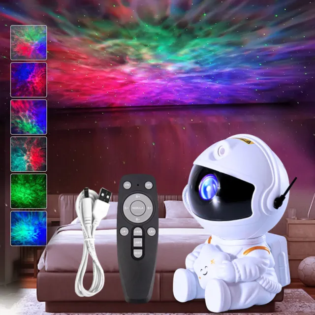 LED Astronaut Sternenhimmel Projektor Lampen Starry Galaxy Nebula Nachtlicht DHL