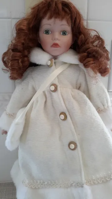 Emily Elizabeth Limited Edition Porcelain Doll 16" With Clothes NO HAT NO STAND