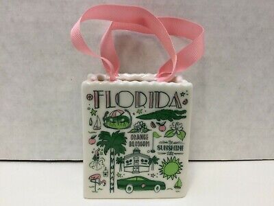 Starbucks Been There Series Florida Ceramic Tote Ornament, 2019 EDITION