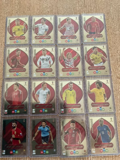 panini adrenalyn xl fifa world cup 2018 russia limited édition