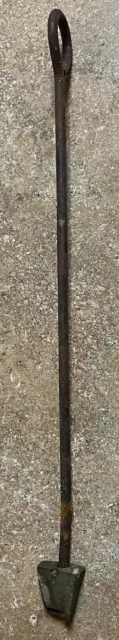 Vintage Cattle Branding Iron  "7” ~ 19” Long